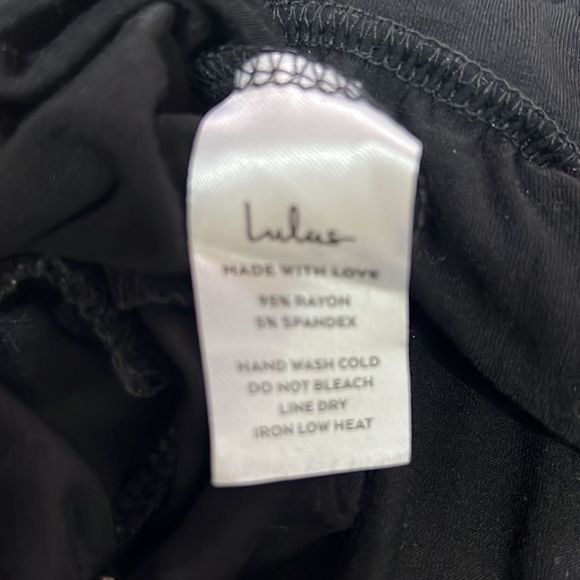 NWT Lulus Black Lightweight Loose Wide Sleeve Blouse - Picture 7 of 11